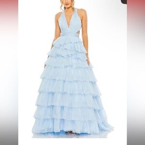 blue mac duggal ball gown